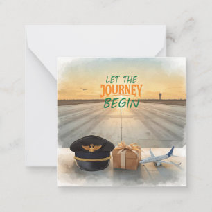 Pilot  Let the Journey begin Card
