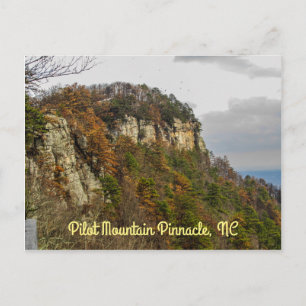 Pilot Mountain Autumn Horizontal Postcard