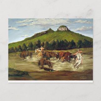 Pilot Mountain Hunt Postcard