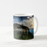 Pilot Mountain NC State Park | after storm rainbow Coffee Mug<br><div class="desc">Pilot Mountain State Park in North Carolina featuring storm clouds and a rainbow between the Knob and Sauratown Mountains.</div>