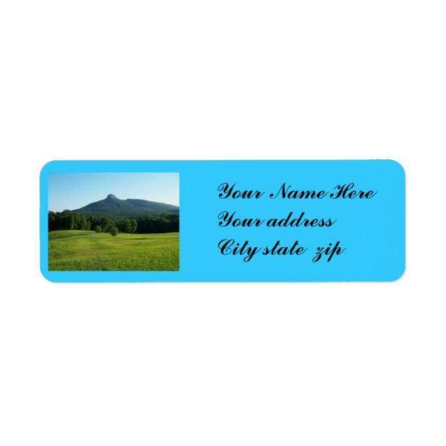 PILOT  MOUNTAIN,- RETURN ADDRESS LABELS (Front)