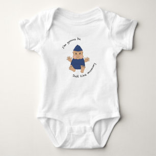 Pilot mummy baby bodysuit