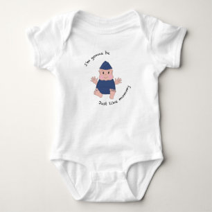 Pilot mummy baby bodysuit