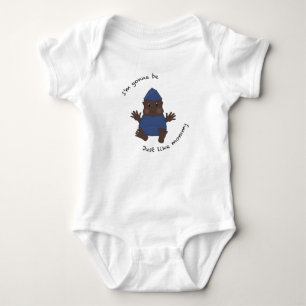 Pilot mummy baby bodysuit