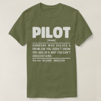 Pilot Noun Flying Instructor Aviation Crew Funny