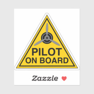 Pilot on Board sign