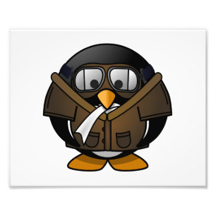Pilot Penguin Photo Print