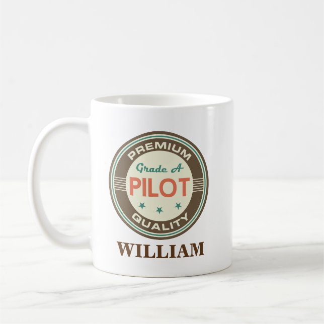 Pilot Personalised Office Mug Gift (Left)