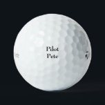 Pilot Personalised Titleist Pro V1 Golf Balls<br><div class="desc">Pilot gift. Pilot golf ball.  Titleist Pro V1.  Pilot Father's day gift.  Pilot birthday gift.</div>