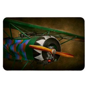 Pilot - Plane - German WW1 Fighter - Fokker D VIII Magnet