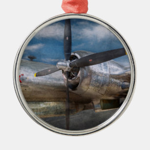 Pilot - Plane - The B-29 Superfortress Metal Tree Decoration