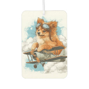 Pilot Pomeranian � Flying Ace Dog Car Air Freshener