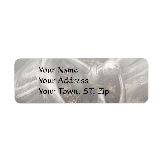 Pilot - Prop - Propulsion Return Address Label (Front)