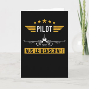 Pilot Saying Gift Pilots Card