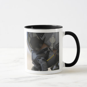 Pilot sits in his A-10 Thunderbolt II Mug