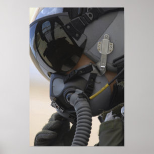 Pilot sits in his A-10 Thunderbolt II Poster