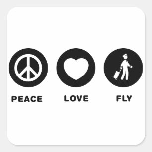 Pilot Square Sticker