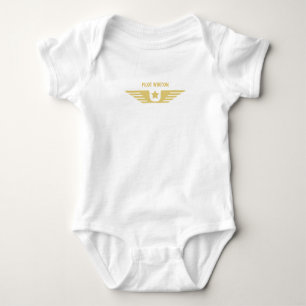 Pilot white T-Shirt Baby Bodysuit