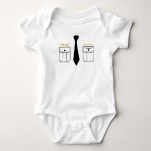 Pilot white T-Shirt Baby Bodysuit