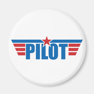Pilot Wings Badge - Aviation Magnet