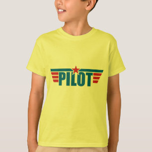 Pilot Wings Badge - Aviation T-Shirt