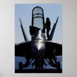 Pilots conducts a pre-flight inspection poster