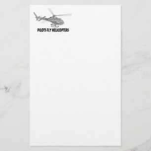 Pilots fly helicopters stationery