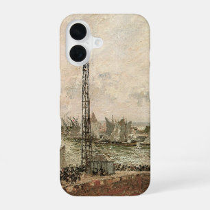 Pilot's Jetty, Le Havre, Misty by Camille Pissarro iPhone 16 Case