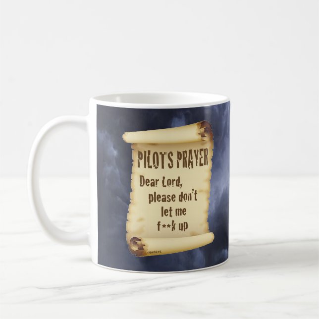 Pilot's Prayer Mug (Left)