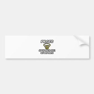 Pilots...Regular People, Only Smarter Bumper Sticker