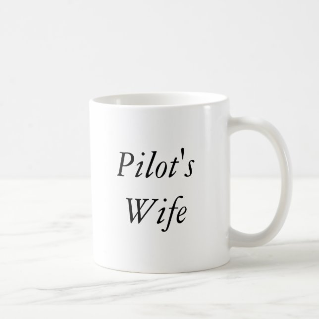 Pilot's Wife Coffee Mug (Right)