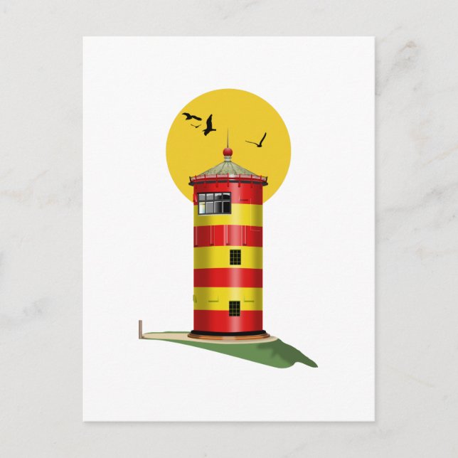 Pilsum Lighthouse Germany Postcard (Front)