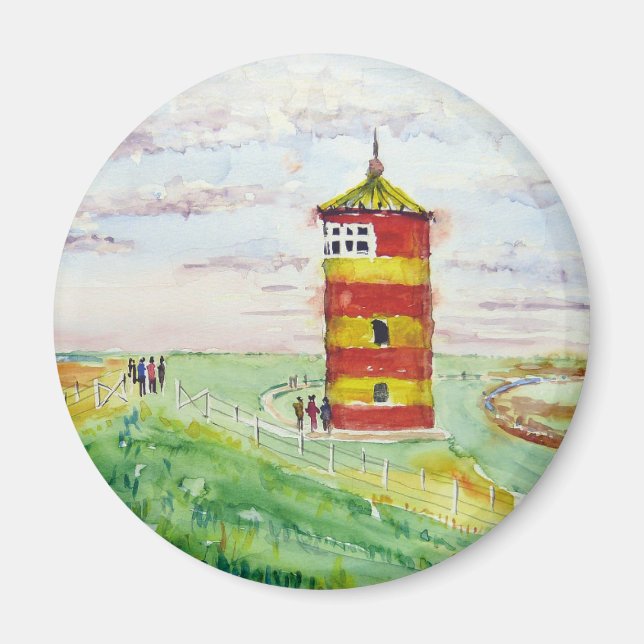 Pilsumer Lighthouse Magnet (Front)