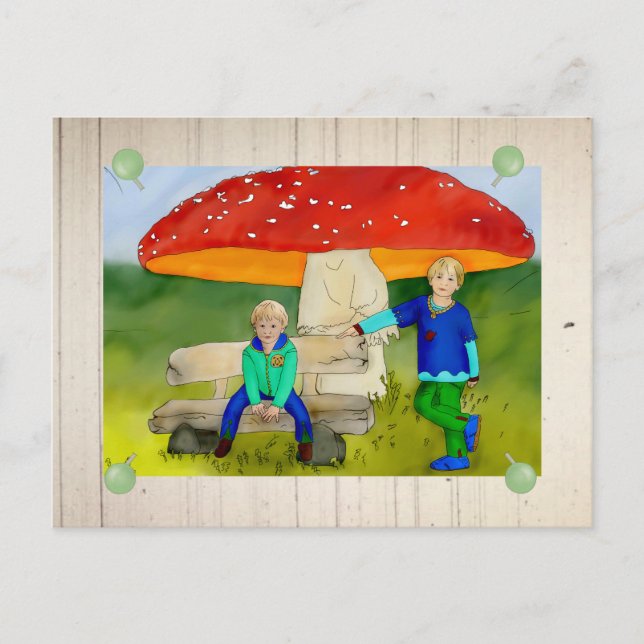 Pilzschirm Postcard (Front)