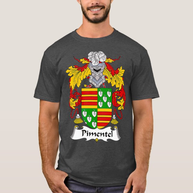 Pimentel Coat of Arms  Family Crest T-Shirt (Front)