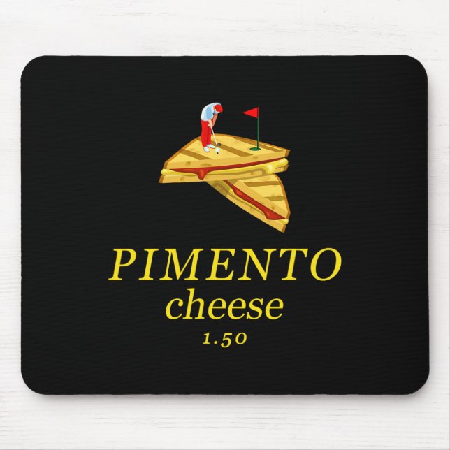 Pimento Cheese Funny Golf Dad  Mouse Pad (Front)