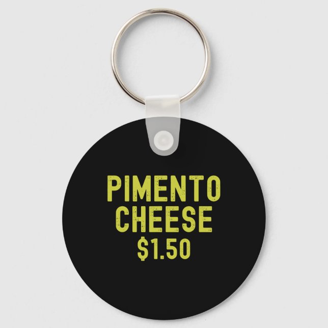 Pimento Cheese Golf Dad Master Golf Players August Key Ring (Front)