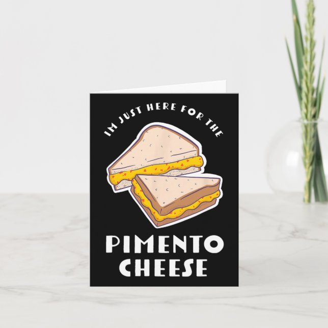 Pimento Cheese Sandwich - Funny Master Golfers  Card (Front)