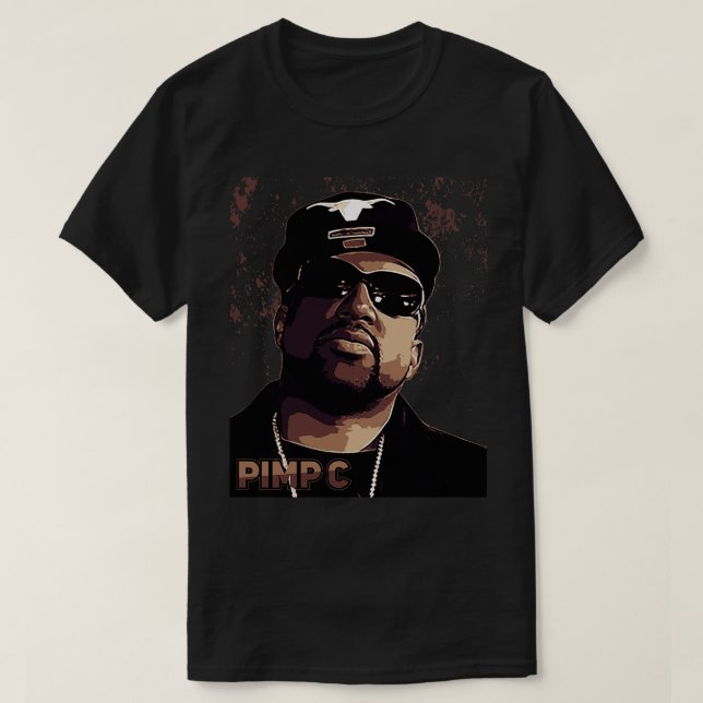 Pimp C Hip Hop T-Shirt (Design Front)