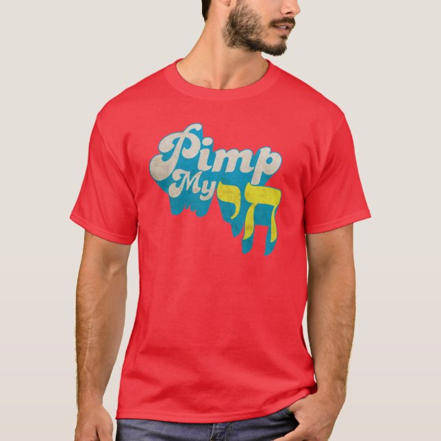 Pimp My CHAI - Funny stylish retro remake T-Shirt (Front)