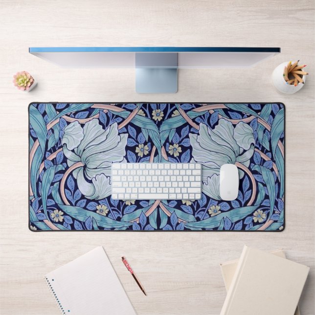 Pimpernel Blue, William Morris Desk Mat (Office 1)