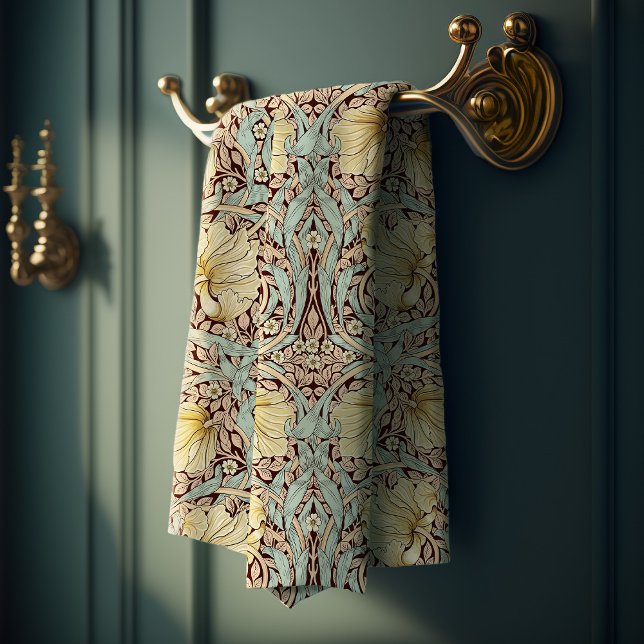 Pimpernel Dusty Rose & Blue William Morris Bath Towel Set (Creator Uploaded)