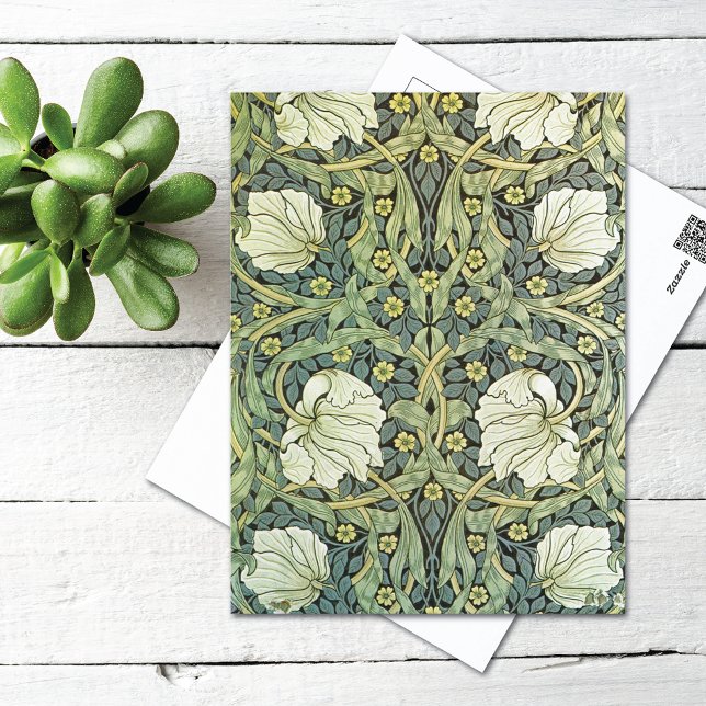 Pimpernel Floral Pattern William Morris Postcard (Creator Uploaded)