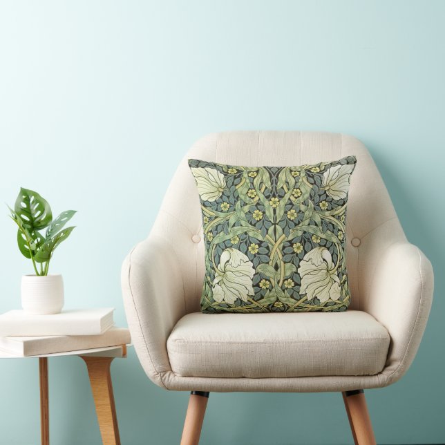 Pimpernel Flower Pattern William Morris Cushion (Chair)