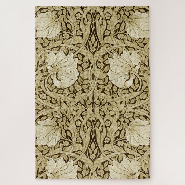 Pimpernel Gold, William Morris Jigsaw Puzzle (Vertical)