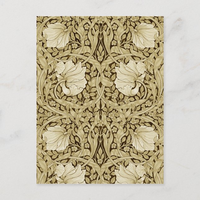 Pimpernel Gold, William Morris Postcard (Front)