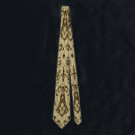 Pimpernel Gold, William Morris Tie<br><div class="desc">William Morris (24 March 1834 – 3 October 1896) was a British textile designer, poet, novelist, translator, and socialist activist associated with the British Arts and Crafts Movement. He was a major contributor to the revival of traditional British textile arts and methods of production. His literary contributions helped to establish...</div>