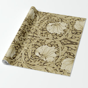 Pimpernel Gold, William Morris Wrapping Paper