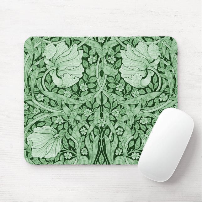 Pimpernel Green, William Morris Mouse Pad (With Mouse)