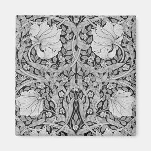 Pimpernel Grey Monotone, William Morris Magnet